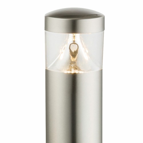 Luxus 3er Set LED Stand Lampen Strahler Außen Grundstück Edelstahl Steh Leuchten