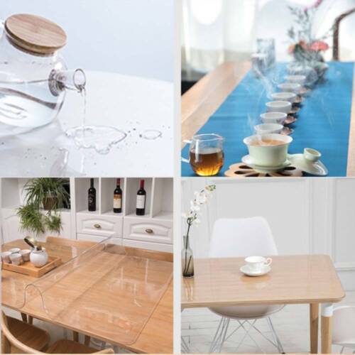 180*100cm  Waterproof Transparent PVC  Clear Table Protector Cover Tablecloth 