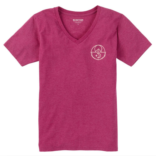 Burton Damen T-Shirt Oberteil Baumwolle Kurzarm Shortsleeve
