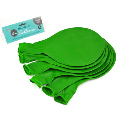 Green 36&#034; Large Giant Oval Latex Big Balloon Wedding Party Decoration - 6 Pack