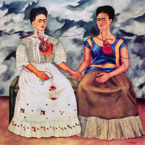 Frida Khalo CANVAS OR PRINT WALL ART The Two Fridas 