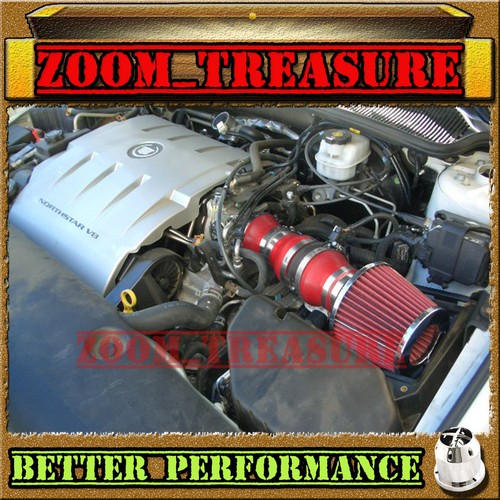 RED CHF 2000-2003//00 01 02 03 CADILLAC DEVILLE 4.6 4.6L V8 AIR INTAKE KIT