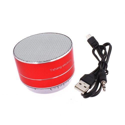 Red A10 Mini Super Bass Stereo Bluetooth Wireless Speaker smartphone