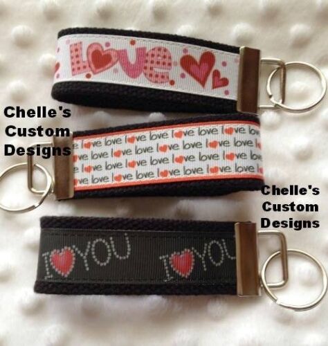 Valentine&#039;s Day LOVE Key chain 3 to choose from makes a great gift-CHELLE