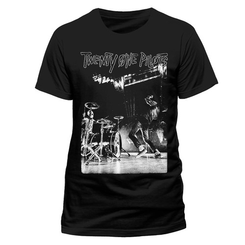 Official Twenty One Pilots T-shirt Back Stage NEW Black S M L XL XXL 21 Pilots