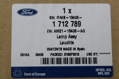Original Feu Arrière Gauche Extérieur Ford S-MAX Année 3//2010-4//2015 1712789