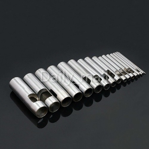 More Size Leather Craft Puncher Round Hollow Hole Punch Tool DIY Watchband Belt