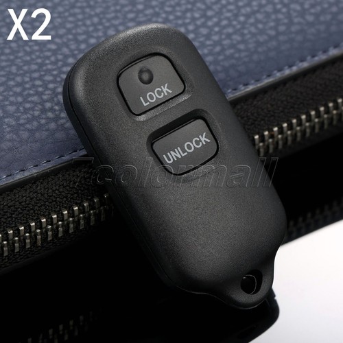 2x Key Fob 3 Button Shell Case HYQ12BBX for Toyota FJ Cruiser Celica Tacoma