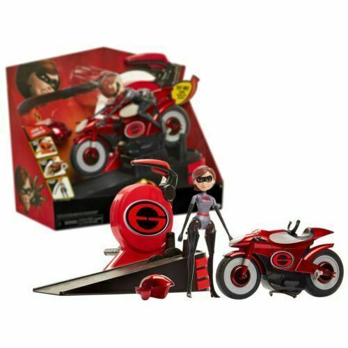 DISNEY PIXAR INCREDIBLE 2 STRETCHING /& SPEEDING ELASTICYCLE 11/" VEHICLE