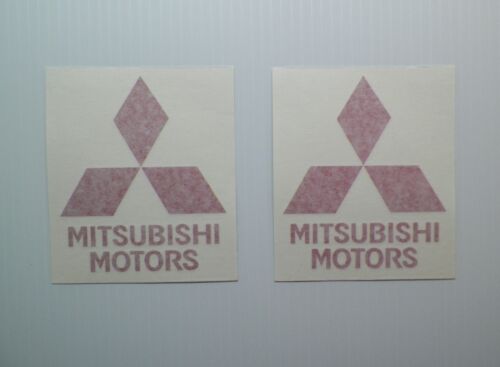 New Mitsubishi Motors Logo EVO Spoiler Decal Pair RalliArt Evolution MR DSM VR-4 