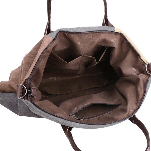 Vintage Women Canvas Messenger Shoulder Big Casual Tote Handbag Hobo Bag