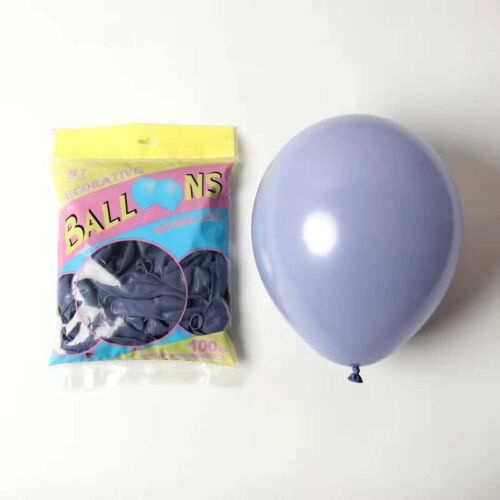 100Pcs 10inch Macaron Latex Balloon Celebration Wedding Birthday Party Decor 