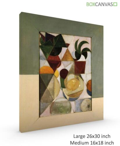 THEO VAN DOESBURG DUTCH ABSTRACT 4 CANVAS PICTURE WALL ART
