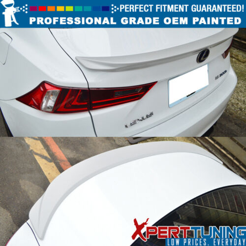 OEM Painted Color Fit 14-16 Lexus IS250 XE30 F Style Painted ABS Trunk Spoiler