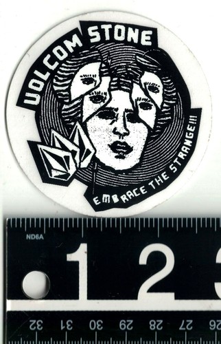 VOLCOM STONE STICKER Volcom 2.75 in Round Skate Surf Snowboard Decal