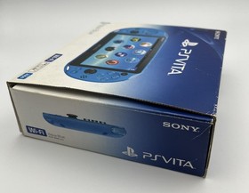 Sony PS Vita PCH-2000 PCH 2000 Console Aqua Blue in Box - Excellent
