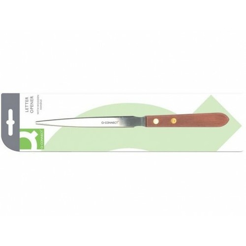 Apribuste tagliacarte Q-Connect acciaio//legno 21,5 cm E-29694 IA