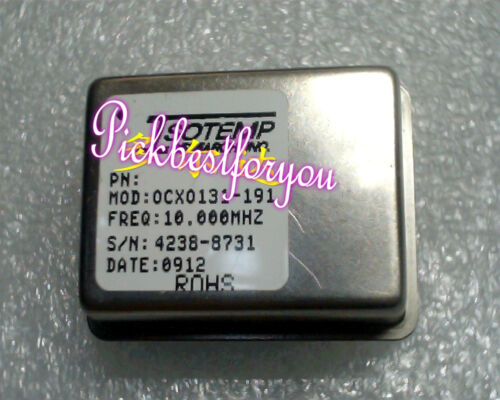 ISOTEMP OCXO 131-191 10 MHz 12V SC-Cut Square Wave Crystal Oscillator M4572 QL