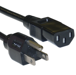 25 Ft 3 Prong IEC320C13 to NEMA5-15P Standard Universal AC Power Cord 25/" Feet