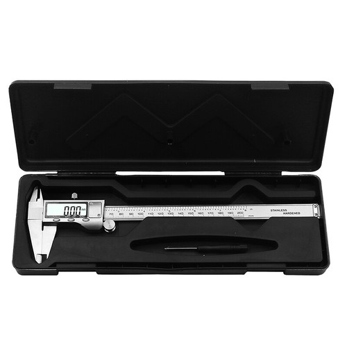 8/" 200mm Digital Caliper Stainless Steel LCD Vernier Shipping with Retail+Box