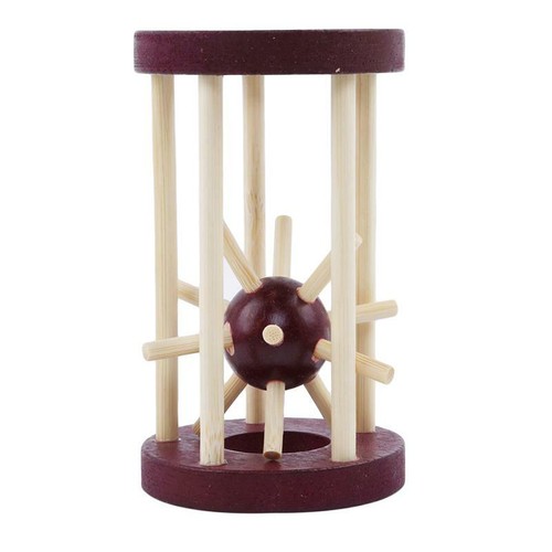 Kids Adult Wooden Brain Teaser Educational Toy Kong Ming Luban Lock Gift BL3