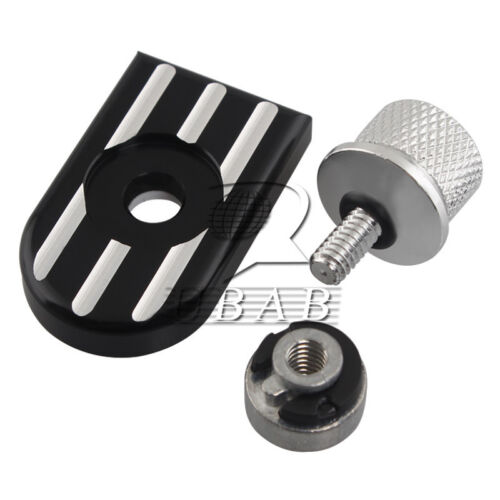 Seat Bolt Tab Screw Mount Knob Cover Nut Fit For Harley Sportster Softail 96-17
