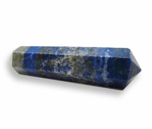 Inner Power Lapis Lazuli Stone Double Point Healing Crystal Quartz Wand Reiki