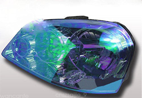 12/"x78/" Chameleon Colorful Blue Car SUV Headlight Taillight Vinyl Tint Film Wrap
