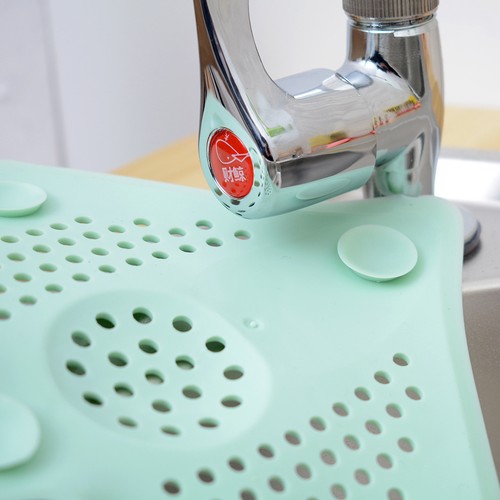 Praktische Design Fisch Form Küche Waschbecken Sieb Stopper Filter Abtropffläche