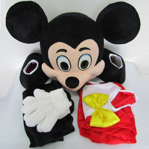 Cheap Mickey and Minnie Mouse Adult Mascot Costume Party Clothing Fancy Dress 