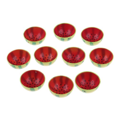 1//6 Scale Dollhouse Miniature Tableware 20 Pieces Fruit Bowl Kitchen Decor