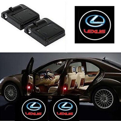 Details about  / 2pcs For Lexus Logo Wireless Led Door Step Courtesy Shadow Laser Welcome Lights
