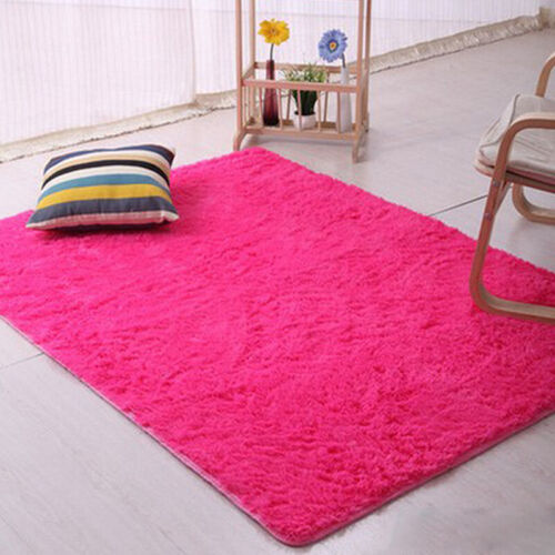 Plush Fluffy Shag Shaggy Rug Tie-Dye Thick Soft Area Rugs Floor Carpet Mat Home