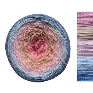 Sleeping Beauty Gradient Cake Yarn Colour Change Ombre Yarn Cotton//Acrylic