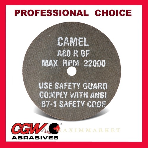 T-1 Cut Off Wheel for Die Grinder Box of 50 CGW 4 x 1//32 x 3//8 T1 A60-R-BF