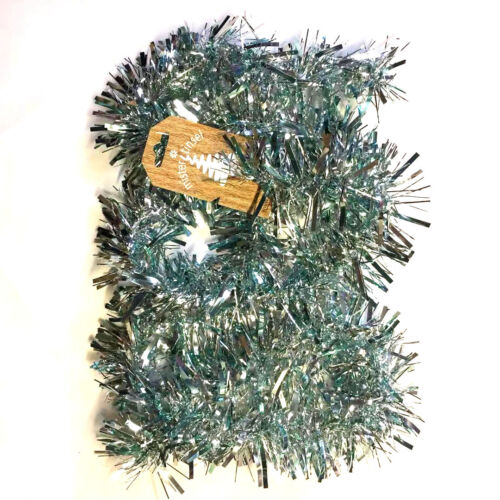 de lujo de espesor grueso Oropel Chrismas Decoración del árbol Navidad Guirnalda 6.5Ft 2M