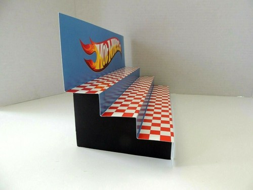 Display 3 platforms for Hot wheels cars// trucks// Blue Wow wow wow Hot Wheels