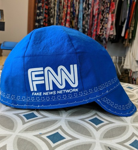 Wendys Welding Hat Made With Fake News Application NEW!!