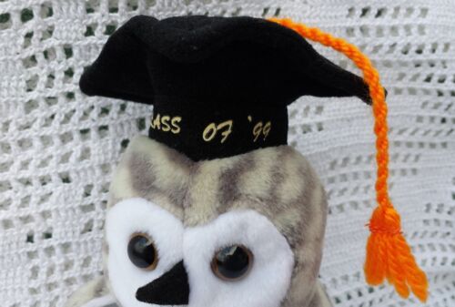 1999 MWMT Details about  / Graduation Ty Original Beanie Babies Retired Wiser the Owl June 4