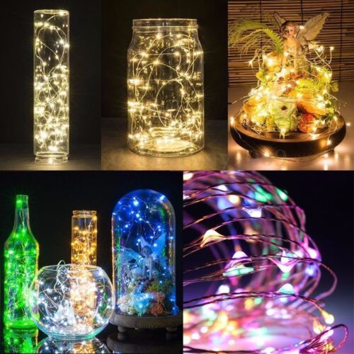 USB 2M5M10M LED Copper Wire String Fairy Light Strip Lamp Xmas Party Waterproof