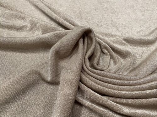 Slinky Lycra extensible Tissu Jersey par mètre-Stone 