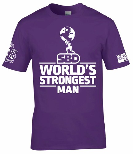 Mundos hombre más fuerte 2020 Oleksii Local Réplica Camiseta 3XL-5XL WSM Strongman