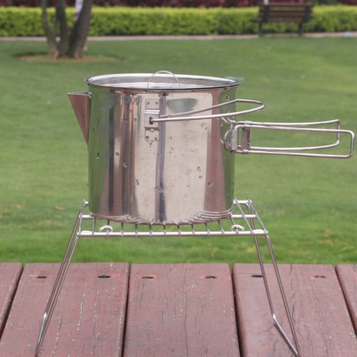 Portable Folding Camp Fire Grill BBQ Beach Camping Festival Picnic Barbecue