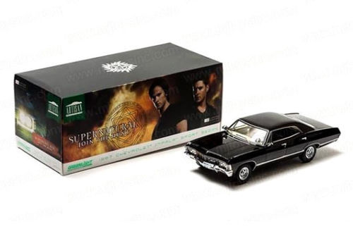 Greenlight Supernatural 1967 Chevrolet Chevy Impala 4 Doors 1:18 Black 19001