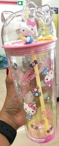Hello Kitty Tumbler Dome Cup Cute Limited Collection 2020 Yellow 22oz