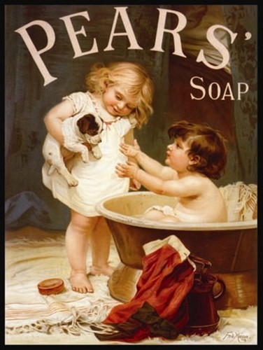 Pears/' Soap Bathroom Showeroom Vintage Advitising Medium Metal Tin Sign Picture