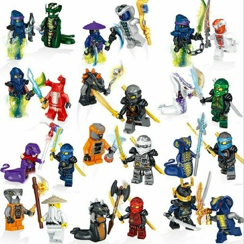 Ninjago vs The Serpentine 24pc Lot Blocks Mini Action Figurine Minifigures