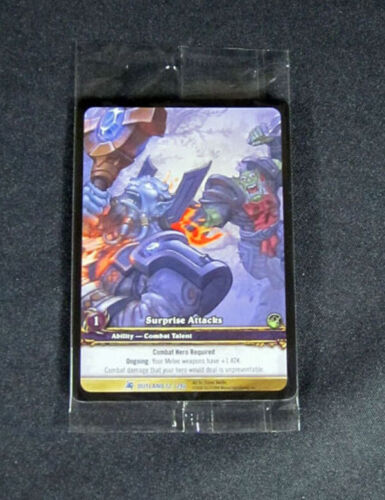 World of Warcraft WoW TCG Surprise Attacks Outland Promo Extended Art Rare 1 