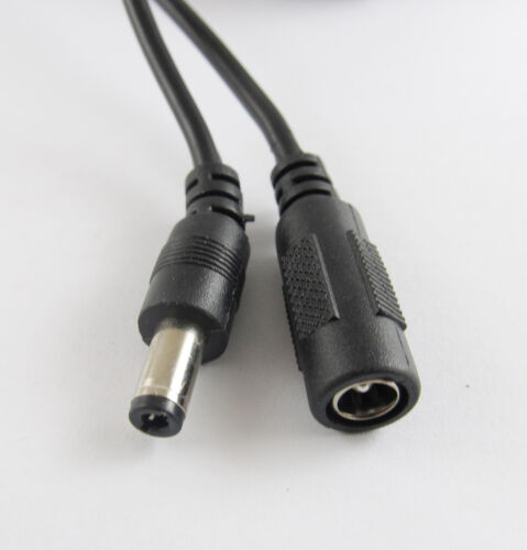 CCTV DC Power 5.5mm x 2.1mm Female To Male Plug Cable Adapter Extension Cord 2M