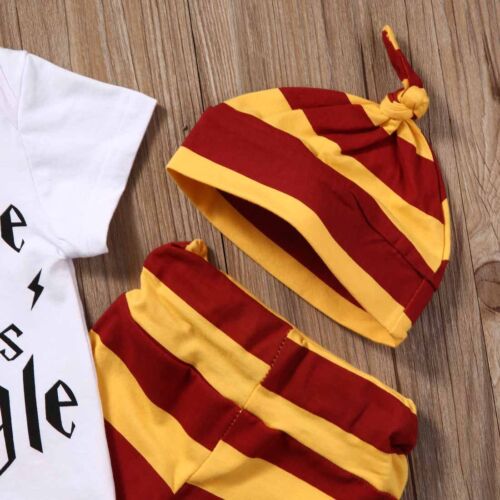 NEW Snuggle This Muggle Baby Boys Short Sleeve Bodysuit Pants Hat Outfit Set 